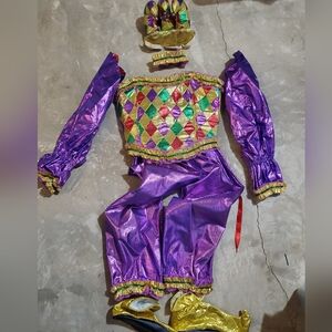 Female jester mardi gras